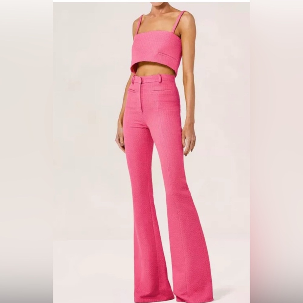 ALEXIS PANT AND TOP SET SMALL HIT PINK